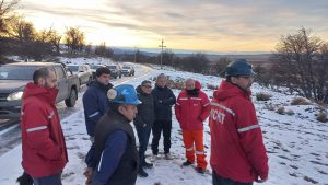 Equipos técnicos de Servicios Públicos e YCRT recorrieron la zona del chiflón 7