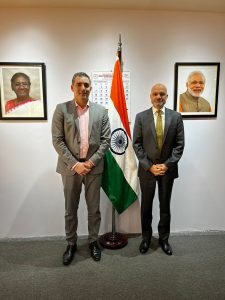 Promocionaron la minería santacruceña ante autoridades de la República de la India