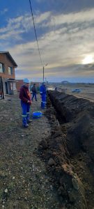 Servicios Públicos instaló redes de agua en el barrio Ayres Argentinos