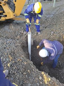 Servicios Públicos avanza con la ampliación de redes de cloaca en Piedra Buena