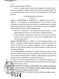 Alicia firmó un nuevo Decreto en el marco de la emergencia sanitaria