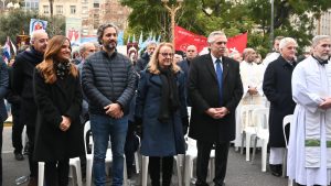 Alicia asistió a la asunción de García Cuerva como arzobispo de Buenos Aires
