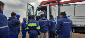 Área de Servicios Públicos recibió capacitación de hidroelevador