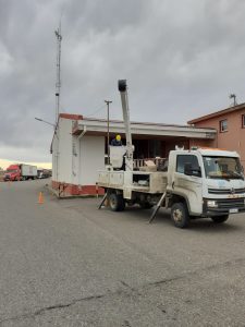 Se trabaja en el proyecto de iluminación del paso fronterizo Integración Austral  