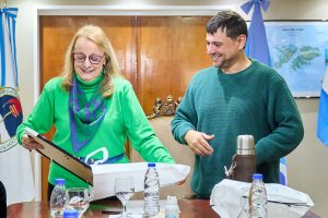 Alicia recibió a Juan Grabois en Casa de Gobierno