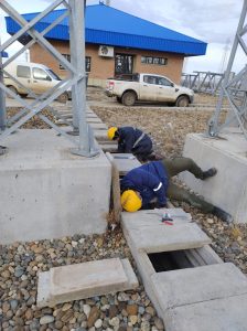 Continúa la obra con fibra óptica para detectar la causa de interrupciones de energía