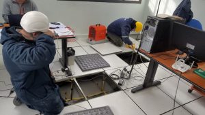 Continúa la obra con fibra óptica para detectar la causa de interrupciones de energía