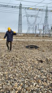 Continúa la obra con fibra óptica para detectar la causa de interrupciones de energía