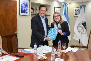 Alicia recibió en audiencia a las autoridades de Newmont