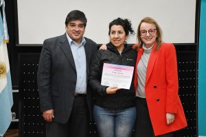 Alicia acompañó el cierre del curso de formación en ecografía a profesionales de la salud