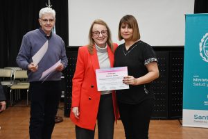 Alicia acompañó el cierre del curso de formación en ecografía a profesionales de la salud