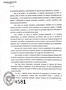 Alicia firmó el Decreto 581/20 que extiende el aislamiento social, preventivo y  obligatorio