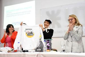 Alicia acompañó a Taty Almeida, histórica referente de “Madres de Plaza de Mayo”