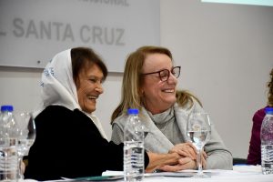 Alicia acompañó a Taty Almeida, histórica referente de “Madres de Plaza de Mayo”