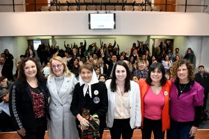 Alicia acompañó a Taty Almeida, histórica referente de “Madres de Plaza de Mayo”