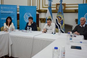 Videoconferencia con intendentes, comisionados y comisionadas de fomento