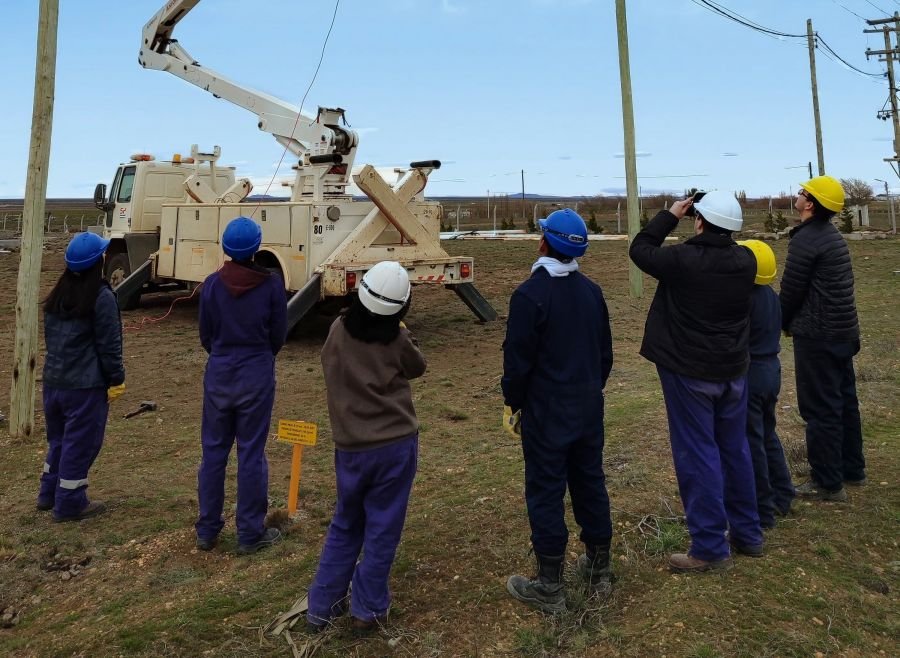 Los alumnos de la Escuela Industrial N° 4 realizaron sus prácticas profesionalizantes en Río Chico
