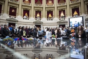 Estudiantes de Santa Cruz estuvieron presentes en la Cámara de Diputados de la Nación