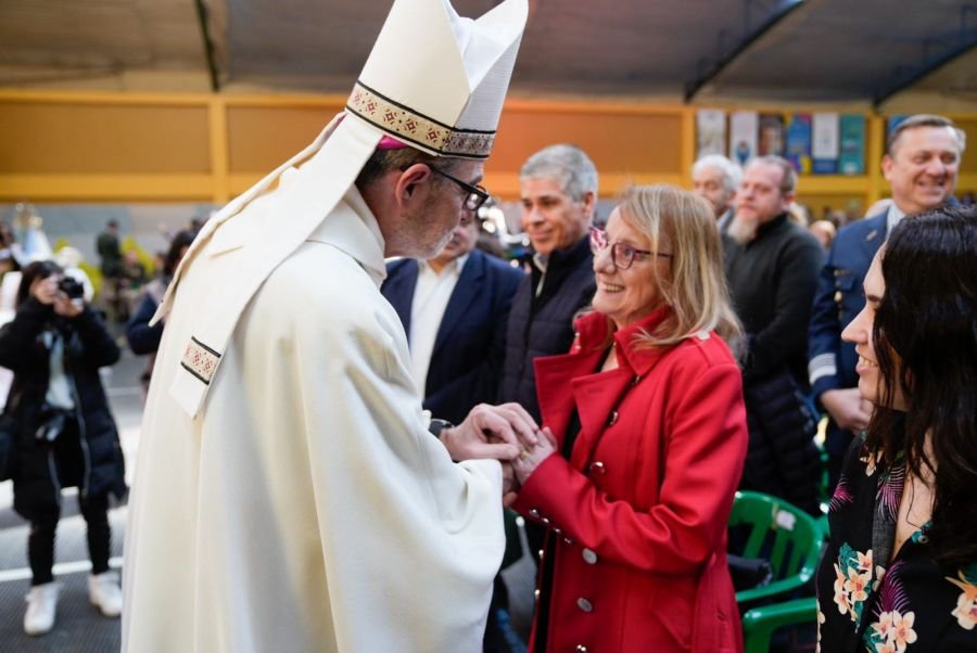 Alicia participó de la asunción del nuevo Obispo de Santa Cruz y Tierra del Fuego