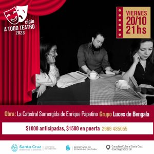 El Ciclo A Todo Teatro presenta la obra "La Catedral Sumergida" con el grupo Luces de Bengala
