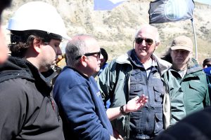 Metaza: “La Represa Jorge Cepernic presenta un avance de más del 40 por ciento”