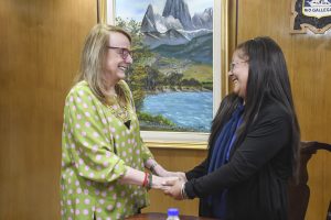 Alicia recibió en audiencia a Miriam Cavieres