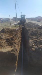Se finalizó la obra para la red de distribución de agua en el barrio El Favaloro