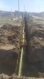 Se finalizó la obra para la red de distribución de agua en el barrio El Favaloro