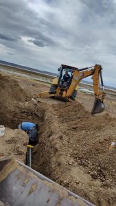 Se finalizó la obra para la red de distribución de agua en el barrio El Favaloro