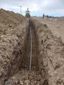 Se finalizó la obra para la red de distribución de agua en el barrio El Favaloro