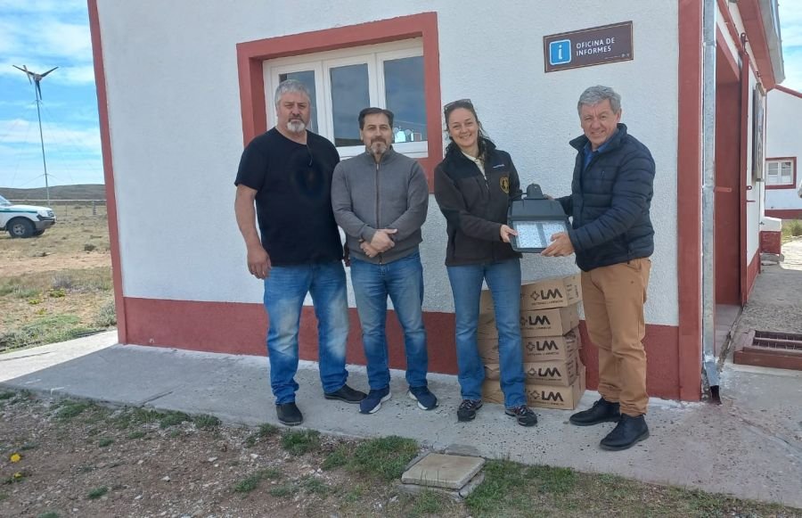 Se inaugura la obra para extender la línea de media tensión hasta el Parque Monte León