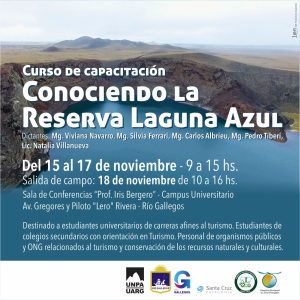 Comenzó el curso de capacitación denominado "Conociendo la Reserva Laguna Azul"