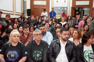 Representantes gremiales presenciaron homologación de la carrera administrativa y presentaron dos convenios colectivos de trabajo