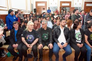 Representantes gremiales presenciaron homologación de la carrera administrativa y presentaron dos convenios colectivos de trabajo