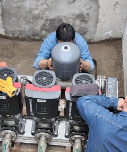 Se instaló una bomba presurizadora para optimizar la presión de agua en barrios alejados de Río Gallegos