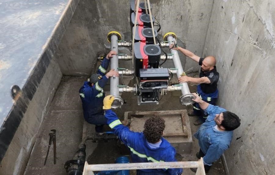 Se instaló una bomba presurizadora para optimizar la presión de agua en barrios alejados de Río Gallegos