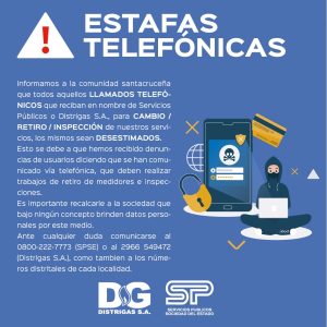 Comunicado de Servicios Públicos y Distrigas