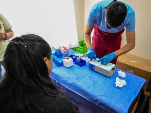 La convocatoria en el inicio de “Conocé tu grupo sanguíneo” fue amplia