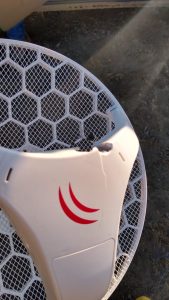 Vandalismo sobre "Vestigios de mar" y el equipamiento de conexión wifi