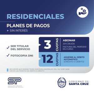 Nuevos planes de pago en Servicios Públicos:  Conocé de qué manera podés acceder a los mismos