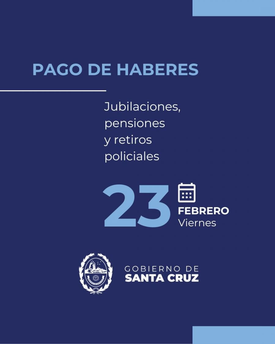 Mañana se realizará el pago de las jubilaciones, pensiones y retiros