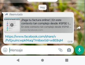 Servicios Públicos advierte sobre estafas por WhatsApp