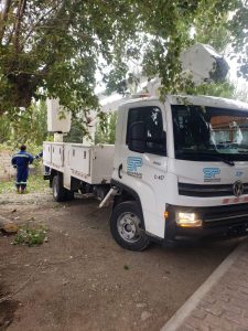 Trabajos operativos en zona norte, centro y sur