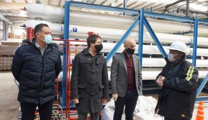 Autoridades provinciales recorrieron la Planta de Osmosis y estuvieron presentes en el Aniversario del Industrial 1