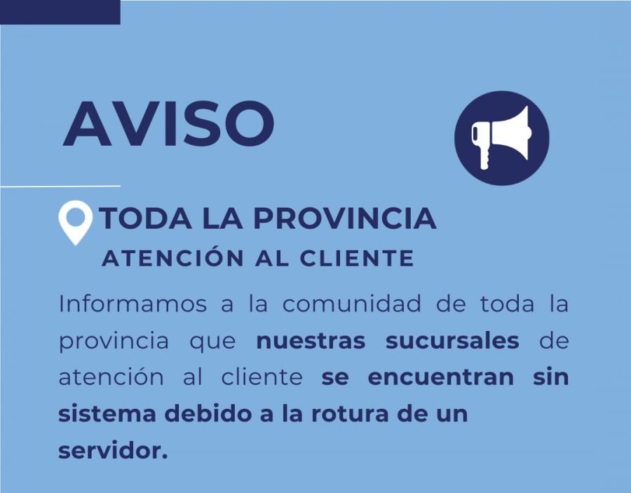 Comunicado de Servicios Púbicos