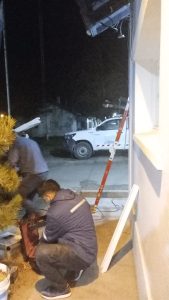 Personal de Servicios Públicos recorre diferentes distritos de la provincia