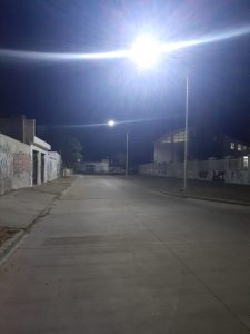 Servicios Públicos realizó trabajos de iluminación, mantenimiento y entrega de materiales