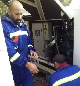 Servicios Públicos realizó trabajos de iluminación, mantenimiento y entrega de materiales