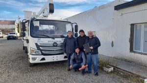 SPSE: Comandante Luis Piedra Buena contará con un nuevo vehículo equipado con hidroelevador