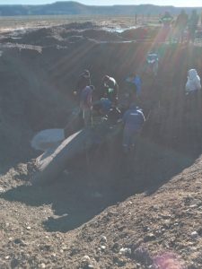 Servicios Públicos continúa con los trabajos en el acueducto Palermo Aike